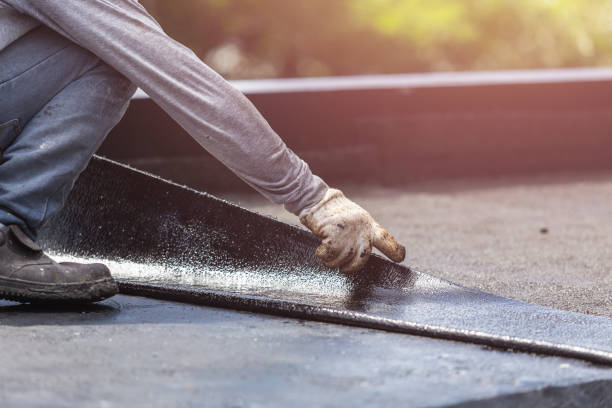 Professional Waterproofing technician working in Greenfield, MN